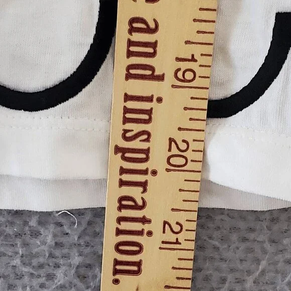 BURBERRY Girl's Fiona Embroidered Patch Face Logo White Short Sleeve Shirt 10Y